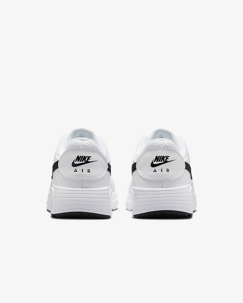 Nike air sneakers white and black best sale